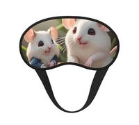 Masque de sommeil occultant pour mère et enfant, polyester doux, anti-lumière, élégant, convient pour les hommes et les femmes, pour le travail quotidien et les voyages en plein air.