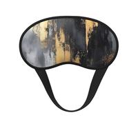 Masque de sommeil occultant pour peinture à l'huile - Masque doux réglable pour bloquer complètement la lumière, sommeil profond, voyage et relaxation