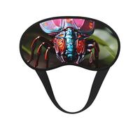 Masque de sommeil occultant Strange Insects, polyester doux, anti-lumière, élégant, convient pour les hommes et les femmes, pour le travail quotidien et les voyages en plein air.