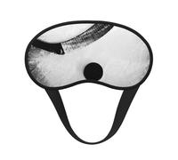 Masque de sommeil occultant unisexe avec impression artistique de hockey sur glace - Masque confortable pour les yeux, la méditation, le sommeil