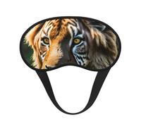 Masque de sommeil occultant unisexe avec imprimé d'animaux africains - Masque confortable pour les yeux - Pour voyage, méditation, sommeil, voyage