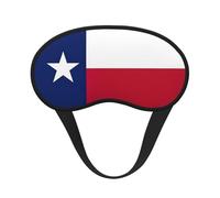 Masque de sommeil occultant unisexe avec imprimé drapeau de l'État du Texas - Masque pour les yeux - Pour voyage, méditation, sommeil et voyage