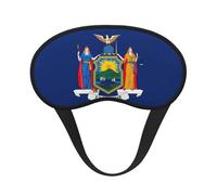 Masque de sommeil occultant unisexe avec imprimé drapeau de New York - Masque pour les yeux - Pour voyage, méditation, sommeil