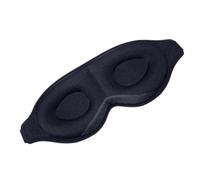 Masque de Sommeil Occultant Yeux, Mousse Mémoire Noire | Confort Léger en Coton, Usage Nuit pour Adultes et Garçon et Filles, Effet Apaisant, Aide à Réduire le Gonflement