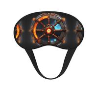 Masque de sommeil occultant Yin Yang Shield avec bande élastique qui s'adapte à toutes les formes de tête, idéal pour les voyages, le bureau et le travail de nuit