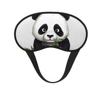 Masque de sommeil panda mignon pour femmes et hommes, masque pour les yeux pour dormir, masque de sommeil bloquant la lumière avec sangle élastique, bandeau pour les yeux pour la sieste en avion, ca