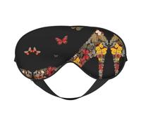 Masque de sommeil papillon à talon haut bloquant la lumière pour les yeux de nuit Cadeau essentiel pour homme et femme