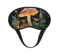 Masque de sommeil papillon champignon pour dormir sur le côté, masque de sommeil occultant pour homme et femme, masque de sommeil sans pression, doux, respirant, confortable pour dormir la nuit