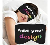 Masque de Sommeil Personnalisé avec Photo et Impression Recto Verso