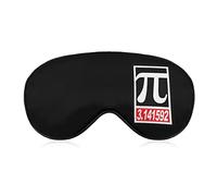 Masque de sommeil Pi Day avec sangle réglable Soft Eye Cover Blackout Blindfold pour Voyage Relax Sieste