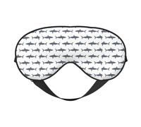 Masque de sommeil polyvalent avec imprimé poisson et requin - Masque pour les yeux - Réversible - Pour la méditation et le voyage - Unisexe