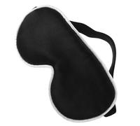 Masque de Sommeil pour Bébé, Soie Noire, Blocage de Lumière | Confortable à Porter, Doux Peau, Usage Nuit, pour Sommeil Paisible des Tout-petits