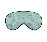 Masque de sommeil pour dormir, appareil photo hibou rempli de soie de mûrier de qualité supérieure, masque de sommeil pour les yeux en soie le plus doux et respirant