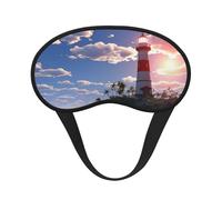 Masque de sommeil pour dormir sur le côté, en soie, avec sangle élastique, super doux, protection oculaire, phare de navigation, bandeau occultant pour femmes et hommes, voyage