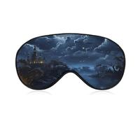 Masque de sommeil pour dormir sur le côté, sans lune, couvrant les yeux pour les voyages, les avions et le travail. Idéal pour les nuits sans lune. Convient également pour les voyages et le travail.