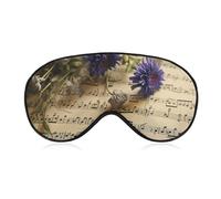 Masque de sommeil pour dormir sur le côté, sans partition musicale, pour les yeux, idéal pour les voyages, les avions et le travail.