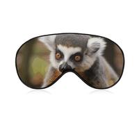 Masque de sommeil pour dormir sur le côté, sans singe ni lémurien, mignon, pour les voyages, l'avion et le travail. Idéal pour les voyages et le travail.