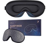 Masque De Sommeil Pour Femmes Et Hommes-Mousse Douce Et Confortable-Masque De Sommeil Pour Les Yeux À La Tombée De La Nuit-Bloque La Lumière Pour Les Voyages,Le Yoga,La Sieste,Gris
