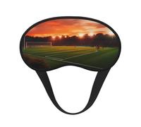 Masque de sommeil pour femmes, filles, hommes, motif coucher de soleil - Doux et confortable - Sangle réglable - Occultant - Pour voyage, yoga, sieste, travail