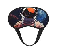 Masque de sommeil pour homme cool dans l'espace galaxie pour femmes et hommes, masque de sommeil doux et confortable, masque de sommeil occultant pour voyage, yoga, sieste, travail