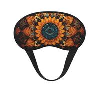 Masque de sommeil pour homme et femme, doux et confortable, masque de sommeil occultant pour voyage, yoga, sieste, travail, mandala