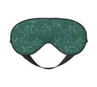Masque de sommeil pour homme et femme - Équation mathématique réglable avec boucle réglable - Masque de sommeil occultant - Masque de sommeil doux pour homme et femme - Bandeau amusant pour les jeux