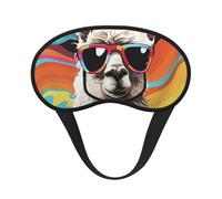 Masque de sommeil pour homme et femme, masque de sommeil doux et confortable pour voyage, yoga, sieste, travail, alpaga, porter des lunettes de soleil