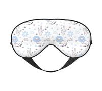 Masque de sommeil pour homme et femme - Masque de sommeil doux pour les yeux de voyage avec motif caméléon abstrait de dessin animé, masque de sommeil occultant, boucle réglable pour homme et femme