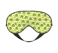 Masque de sommeil pour homme et femme - Masque de voyage amusant grenouilles réglables avec boucle souple pour le sommeil, masque de sommeil pour homme et femme, bandeau amusant pour jeux de fête