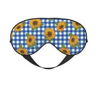 Masque de sommeil pour homme et femme - Masque de voyage carré doux pour les yeux - Masque de sommeil occultant à boucle réglable pour homme et femme - Bandeau amusant pour les jeux de fête