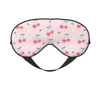 Masque de sommeil pour homme et femme - Masque de voyage doux pour les yeux à motif de baies, masque de sommeil occultant, boucle réglable pour homme et femme, bandeau amusant pour jeux de fête