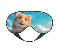 Masque de sommeil pour homme et femme - Masque de voyage doux pour les yeux en forme de nuage, masque de sommeil occultant avec boucle réglable pour homme et femme, bandeau amusant pour jeux de fête