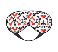 Masque de sommeil pour homme et femme Motif échecs
