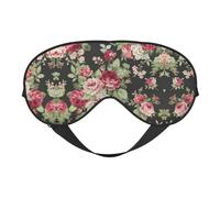 Masque de sommeil pour homme et femme Motif feuilles vertes