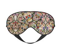 Masque de sommeil pour homme et femme Motif tête de mort