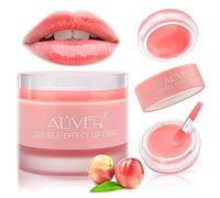 Masque de sommeil pour les lèvres avec peptide de collagène, baume à lèvres à la pêche, hydratant de nuit pour les soins de la peau des lèvres et les réparations du traitement des lèvres (pêche)