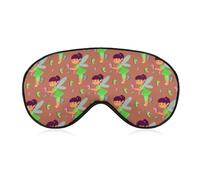 Masque de sommeil pour les yeux à motif d'ailes de papillon et d'ange, masques pour les yeux super doux avec sangle réglable, aide au sommeil ultime, bandeau sur les yeux, détendez-vous et soulagez vo