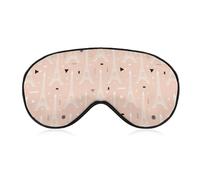 Masque de sommeil pour les yeux à motif tour Eiffel, masques pour les yeux super doux avec sangle réglable, aide au sommeil ultime, bandeau, détendez-vous et soulagez votre fatigue, yeux gonflés
