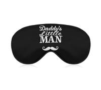 Masque de sommeil pour les yeux avec barbe de papa et bandeau bloquant la lumière avec sangle réglable pour femmes et hommes