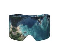 Masque de sommeil pour les yeux avec cache-oreilles avec cache-oreilles - Masque de sommeil avec cache-oreilles pour homme et femme - Cadeau de nuit pour dormir sur le côté