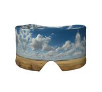 Masque de sommeil pour les yeux avec cache-oreilles - Masque de sommeil avec cache-oreilles pour homme et femme - Cadeau de nuit pour dormir sur le côté