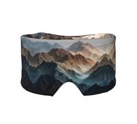 Masque de sommeil pour les yeux avec cache-oreilles - Masque de sommeil avec cache-oreilles pour homme et femme - Cadeau de nuit pour dormir sur le côté