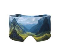 Masque de sommeil pour les yeux avec cache-oreilles - Masque de sommeil avec cache-oreilles pour homme et femme - Cadeau de nuit pour dormir sur le côté