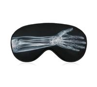 Masque de sommeil pour les yeux avec film radiographique pour homme et femme avec sangle réglable pour voyage, yoga, sieste, travail