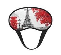 Masque de sommeil pour les yeux avec imprimé Paris - Blocage de la lumière - Doux et confortable - Pour homme et femme - Pour dormir, voyage, travail de nuit