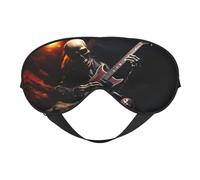 Masque de sommeil pour les yeux avec motif tête de mort, rocher, squelette imprimé os, bandeau tendance pour les yeux pour femmes et hommes en avion
