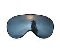 Masque de sommeil pour les yeux - Belle sorcière marchant sur l'eau - Pour homme et femme - Sangle réglable - Pour voyage, yoga, sieste, travail