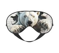 Masque de sommeil pour les yeux bloquant la lumière Masque de sommeil avec sangle réglable pour le sommeil, ombre à paupières occultante pour yoga, sieste, voyage, quart de travail