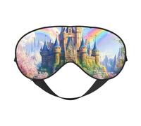 Masque de sommeil pour les yeux bloquant la lumière Masque de sommeil avec sangle réglable pour le sommeil, ombre à paupières occultante pour yoga, sieste, voyage, quart de travail