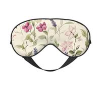 Masque de sommeil pour les yeux bloquant la lumière Masque de sommeil avec sangle réglable pour le sommeil, ombre à paupières occultante pour yoga, sieste, voyage, quart de travail